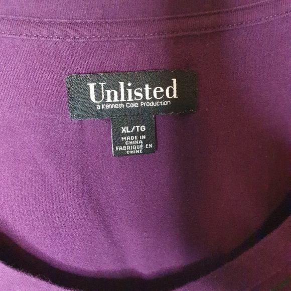 3/$20 Unlisted Kenneth Cole Top Size XL - Picture 3 of 4